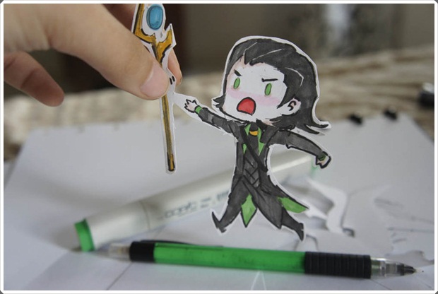 Beautiful and Happy Examples of Papercraft (23)