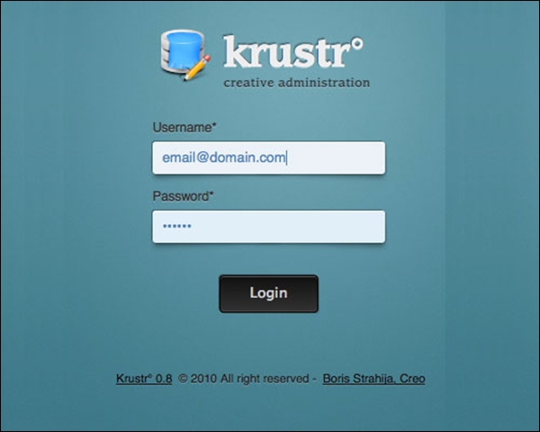 Krustr Login