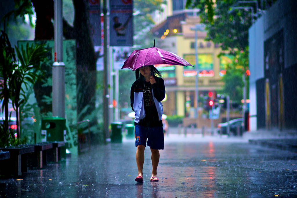 Rain in Singapore