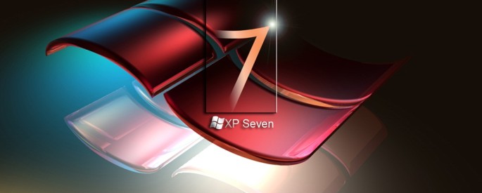 Red Window 7 wallpaper