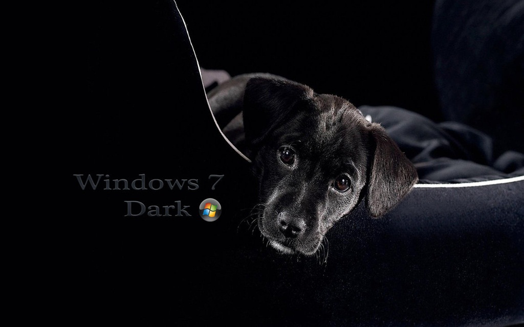 Window 7 Dark Wallpaper