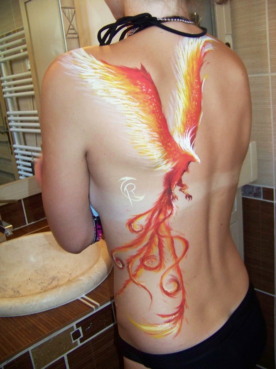 phoenix Tattoos For Girls5