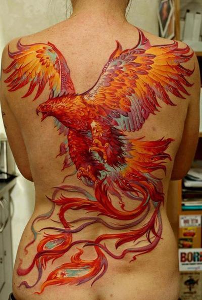 phoenix Tattoos For Girls7