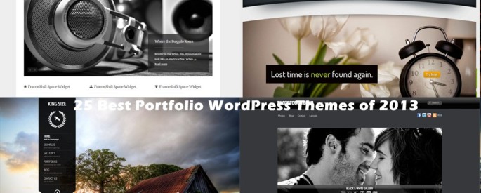 25 Best Portfolio WordPress Themes of 2013