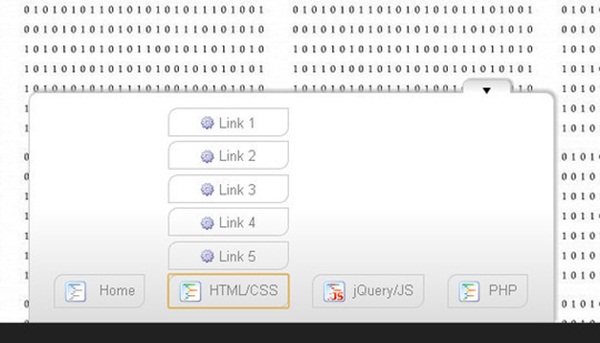 Creating a Toggle CSS3 Bottom Navigation Bar