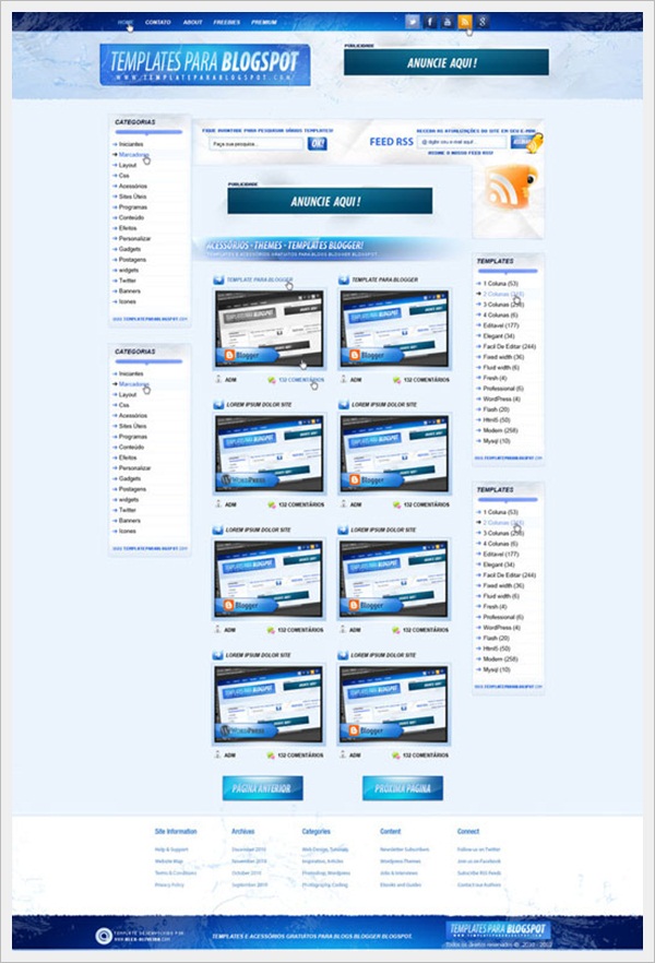 Templates para blogspot