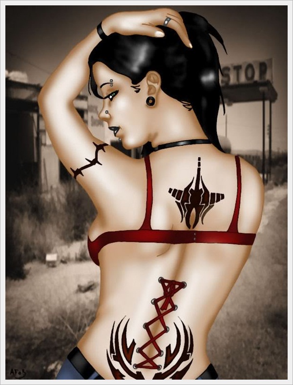 Tribal Tattoo Designs for girls (28)