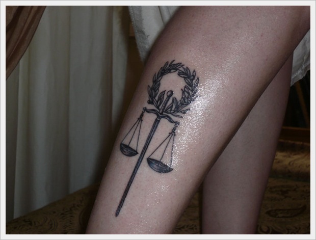 Truth, Justice, Defense Tattoo