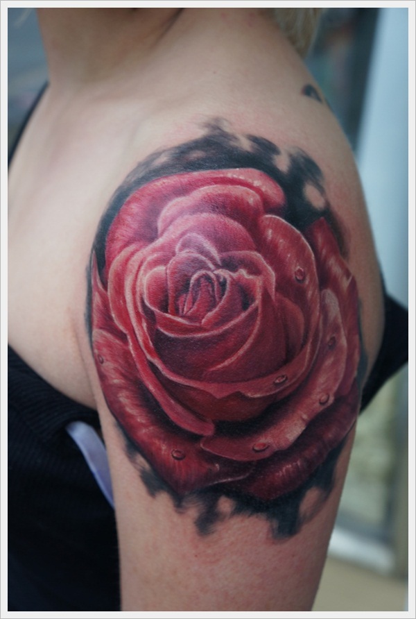 a rose tattoo