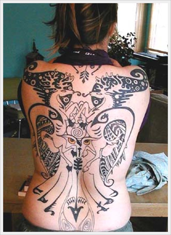 back tattoos for girls 15