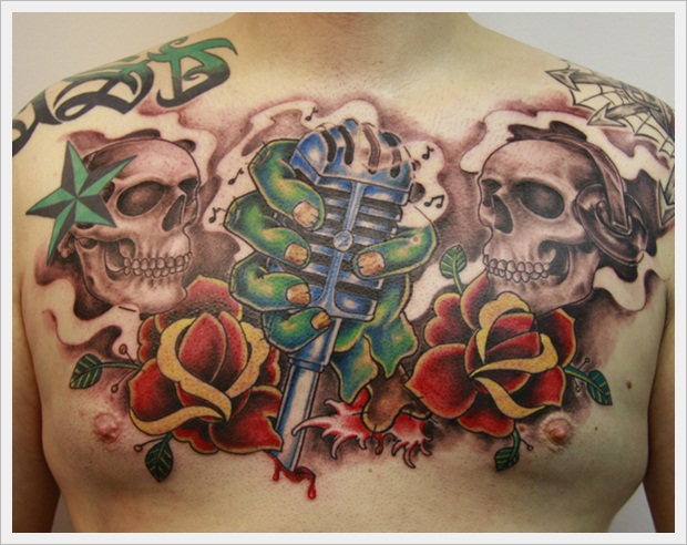 chest tattoo