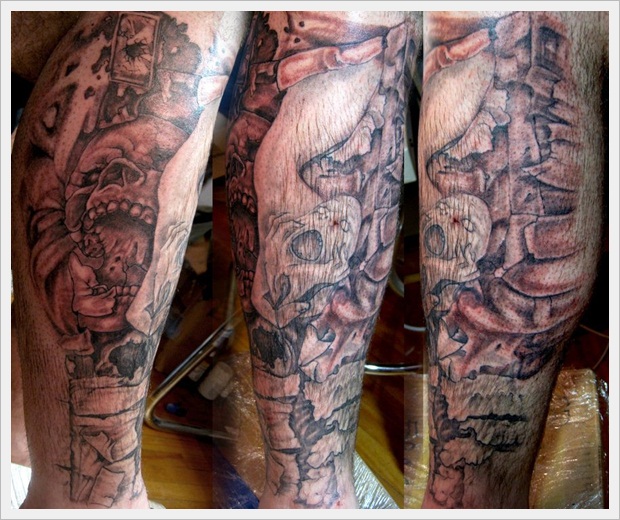 30 Cool And Amazing Leg Tattoo Designs