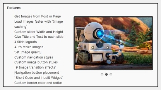 vSlider Multi Image Slider for WordPress