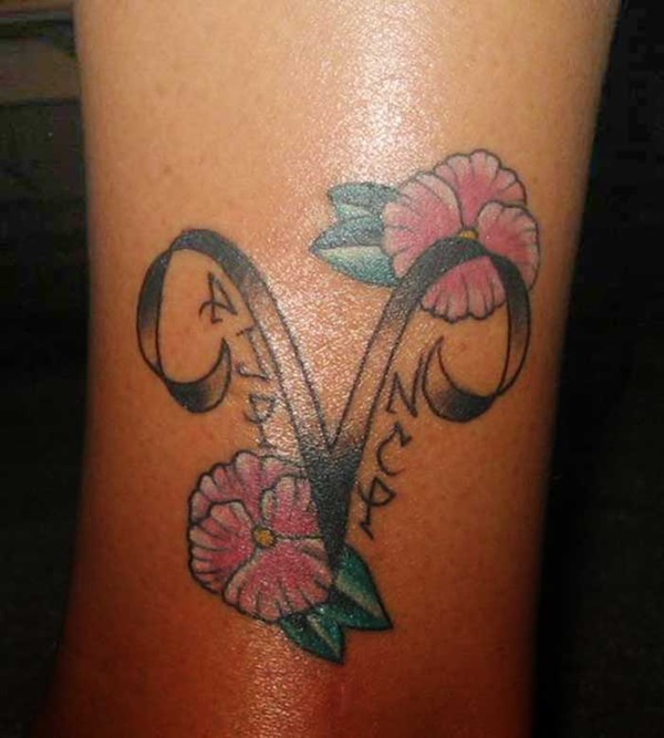 Aries ZodiacTattoo Designs (1)