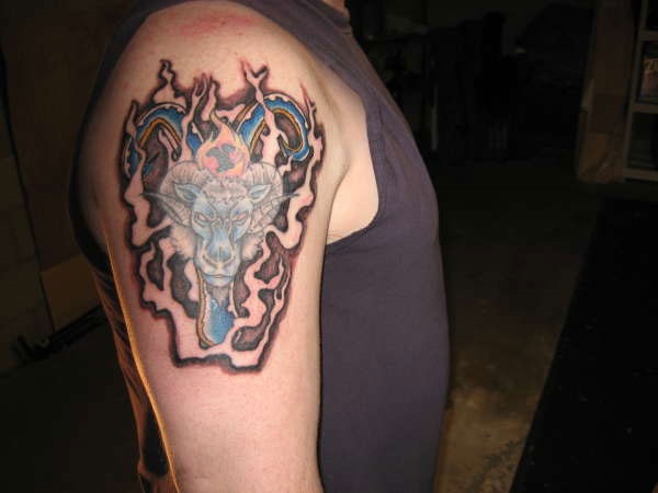 Aries ZodiacTattoo Designs (18)