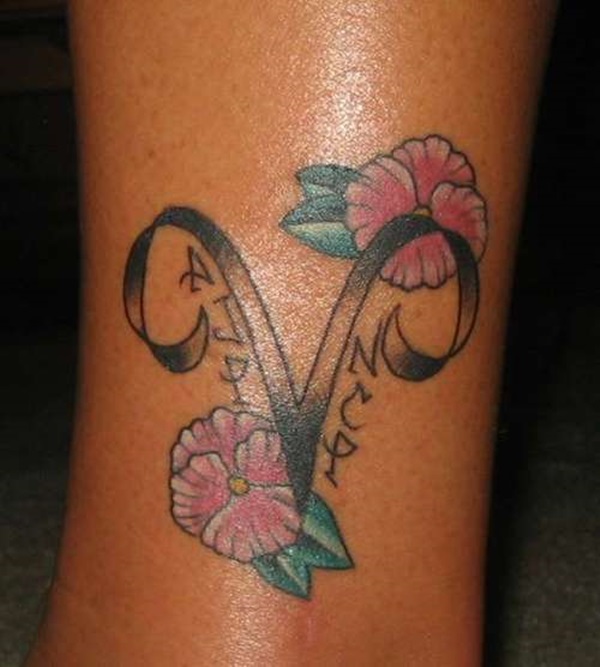 Aries ZodiacTattoo Designs (5)