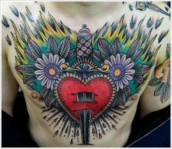 Heart tattoo designs (15)