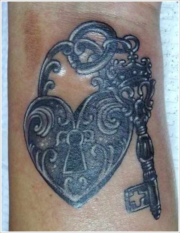 Heart tattoo designs (18)