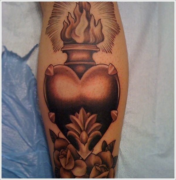 Heart tattoo designs (25)