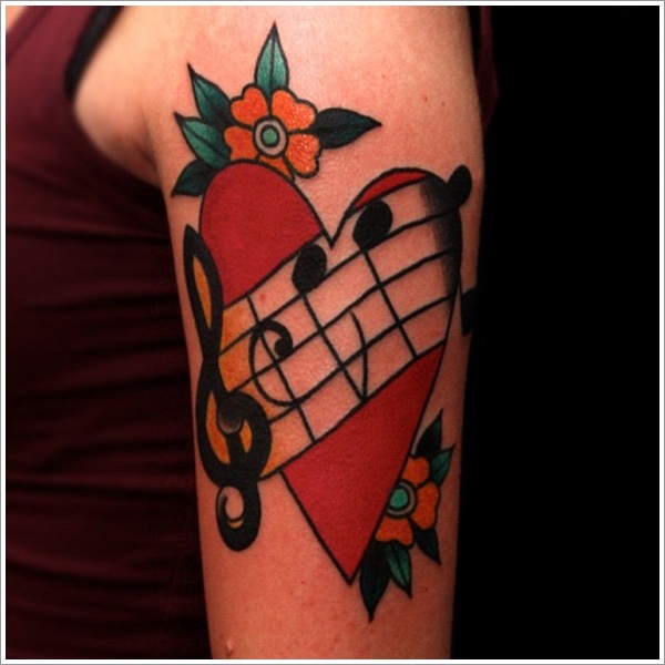 Heart tattoo designs (26)