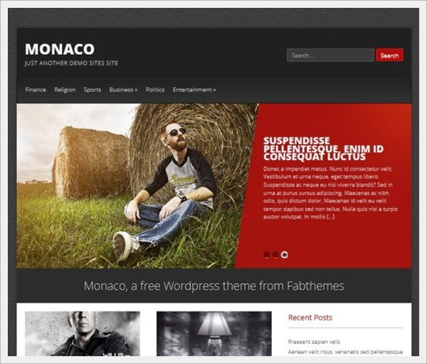 Monaco WordPress Theme