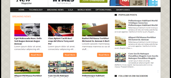 News Magazine Template