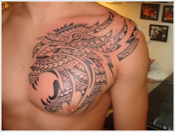 Tribal Loin Tattoo Design (11)