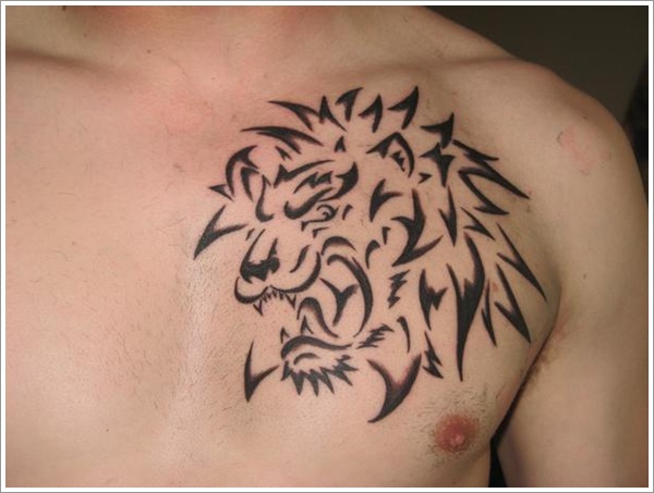 Tribal Loin Tattoo Design (12)