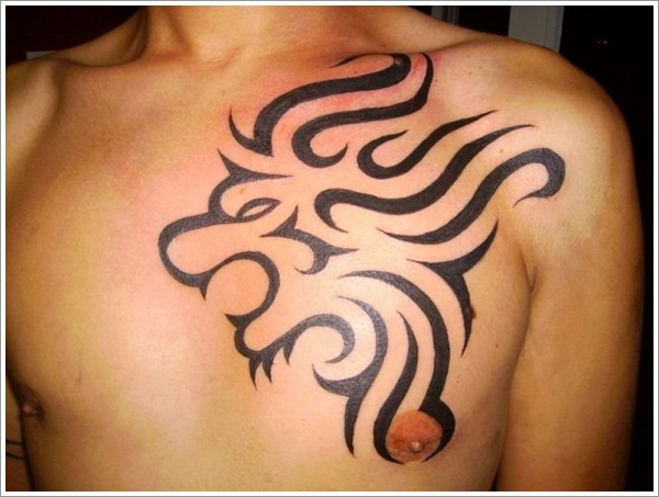 Tribal Loin Tattoo Design (20)