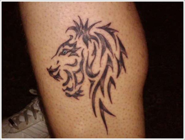 Tribal Loin Tattoo Design (25)