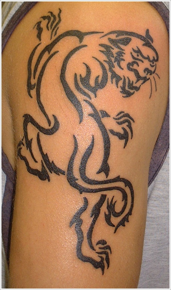 Tribal Loin Tattoo Design (26)