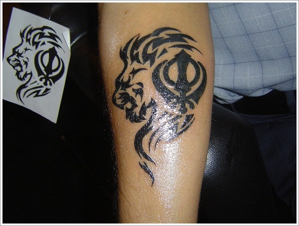 Tribal Loin Tattoo Design (30)