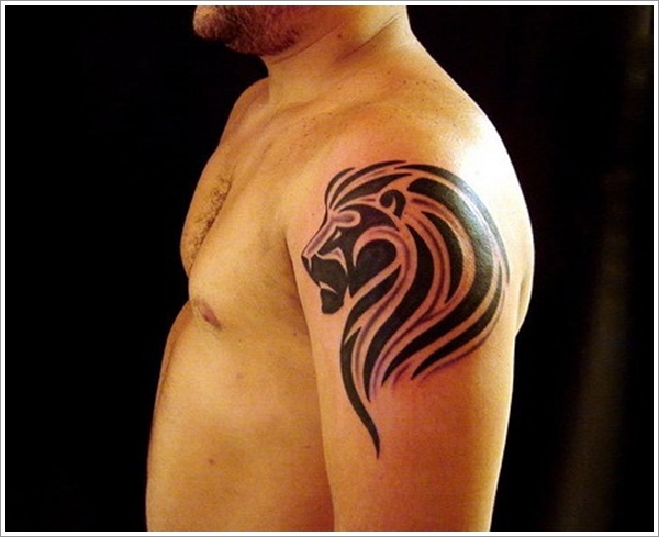 Tribal Loin Tattoo Design (5)