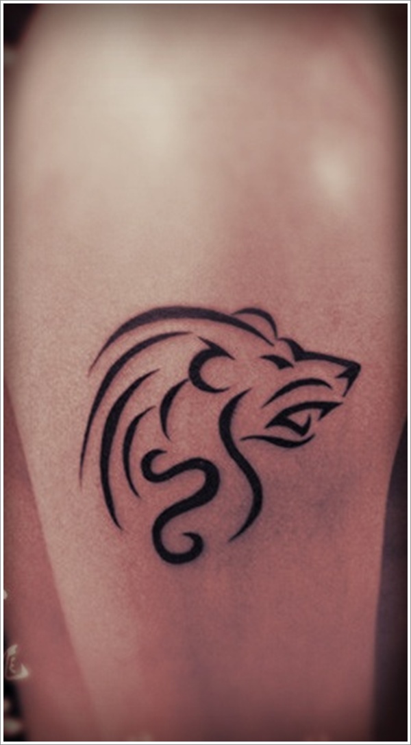 Tribal Loin Tattoo Design