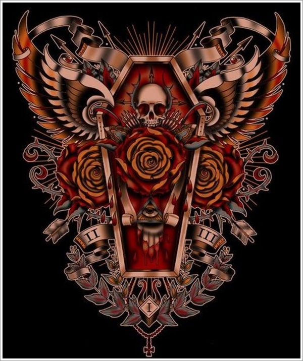 coffin tattoo designs (1)