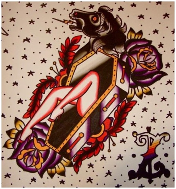 coffin tattoo designs (5)