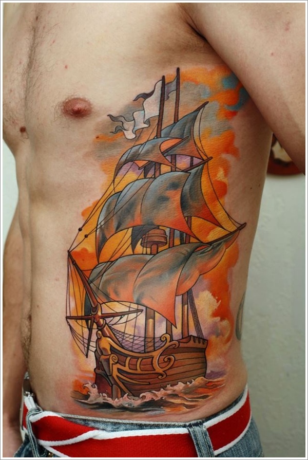 stomach Tattoo Designs (1)