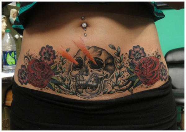 stomach Tattoo Designs (17)