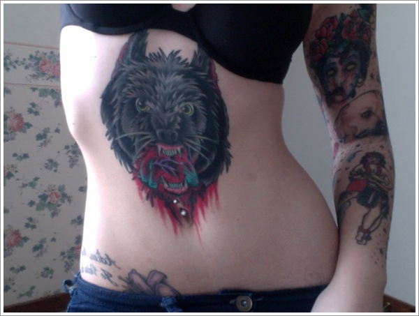 stomach Tattoo Designs (19)