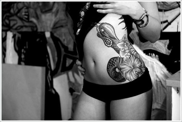 stomach Tattoo Designs (24) .