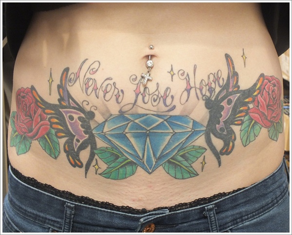 stomach Tattoo Designs (8)