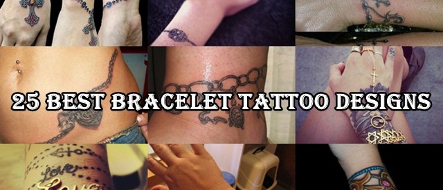 25 Best Bracelet Tattoo Designs