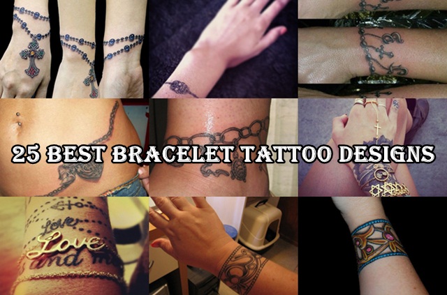 25 Best Bracelet Tattoo Designs