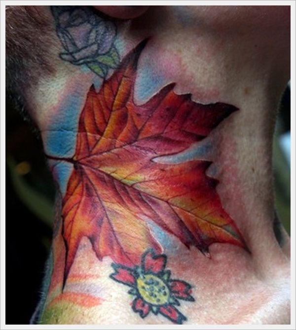 Leaf Tattoo Designs (12)