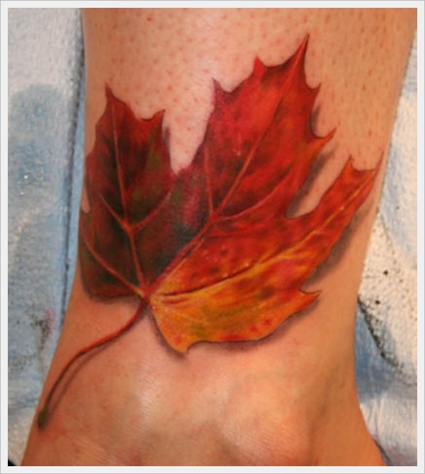 Leaf Tattoo Designs (18)