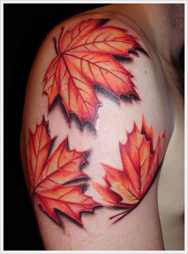 Leaf Tattoo Designs (27)