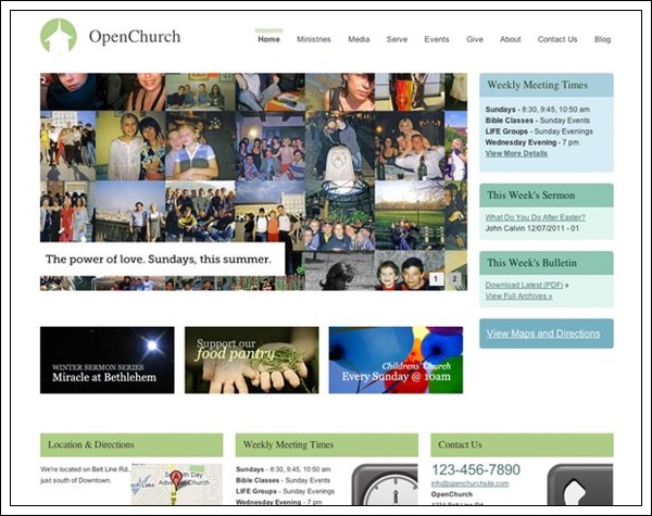 OpenChurch Theme