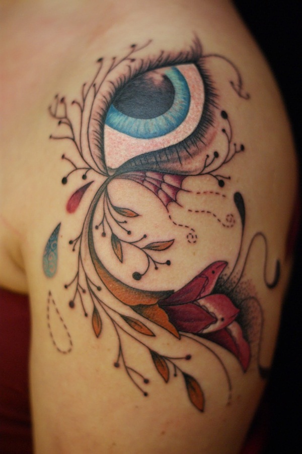 Beautiful Eye Tattoo Designs 27