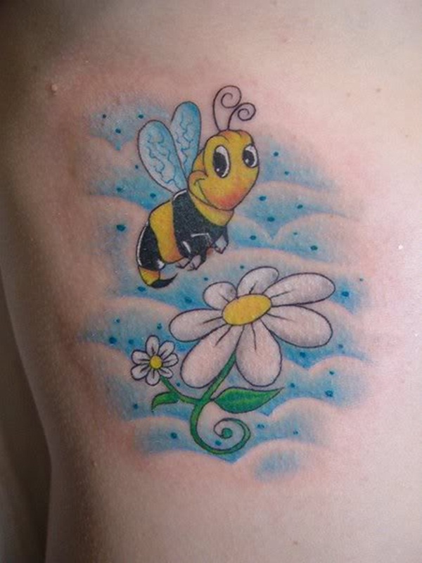 Bee tattoo designs (2)