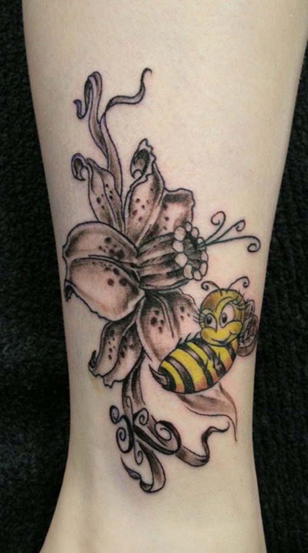 Bee tattoo designs (23)